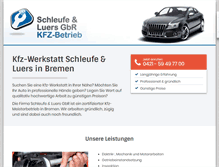 Tablet Screenshot of kfz-werkstatt-in-bremen.de